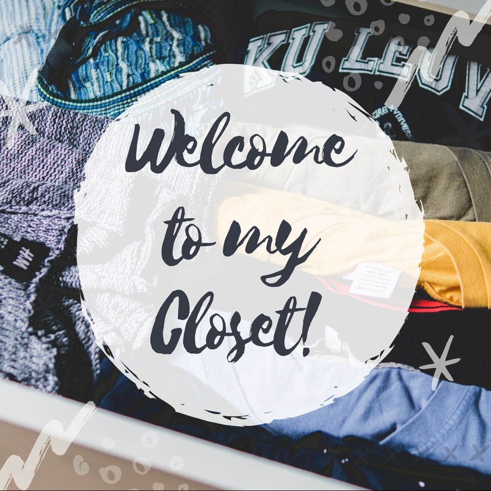Welcome to my closet!